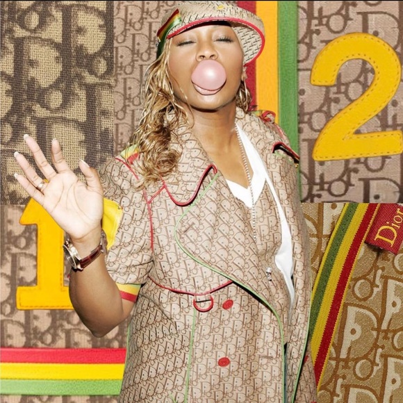 Christian Dior Vintage leather Rasta Mini skirt - Picture 15 of 16